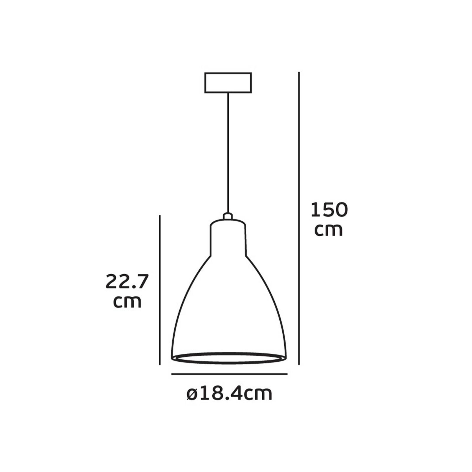 VK Light Remy E27 concrete pendant light