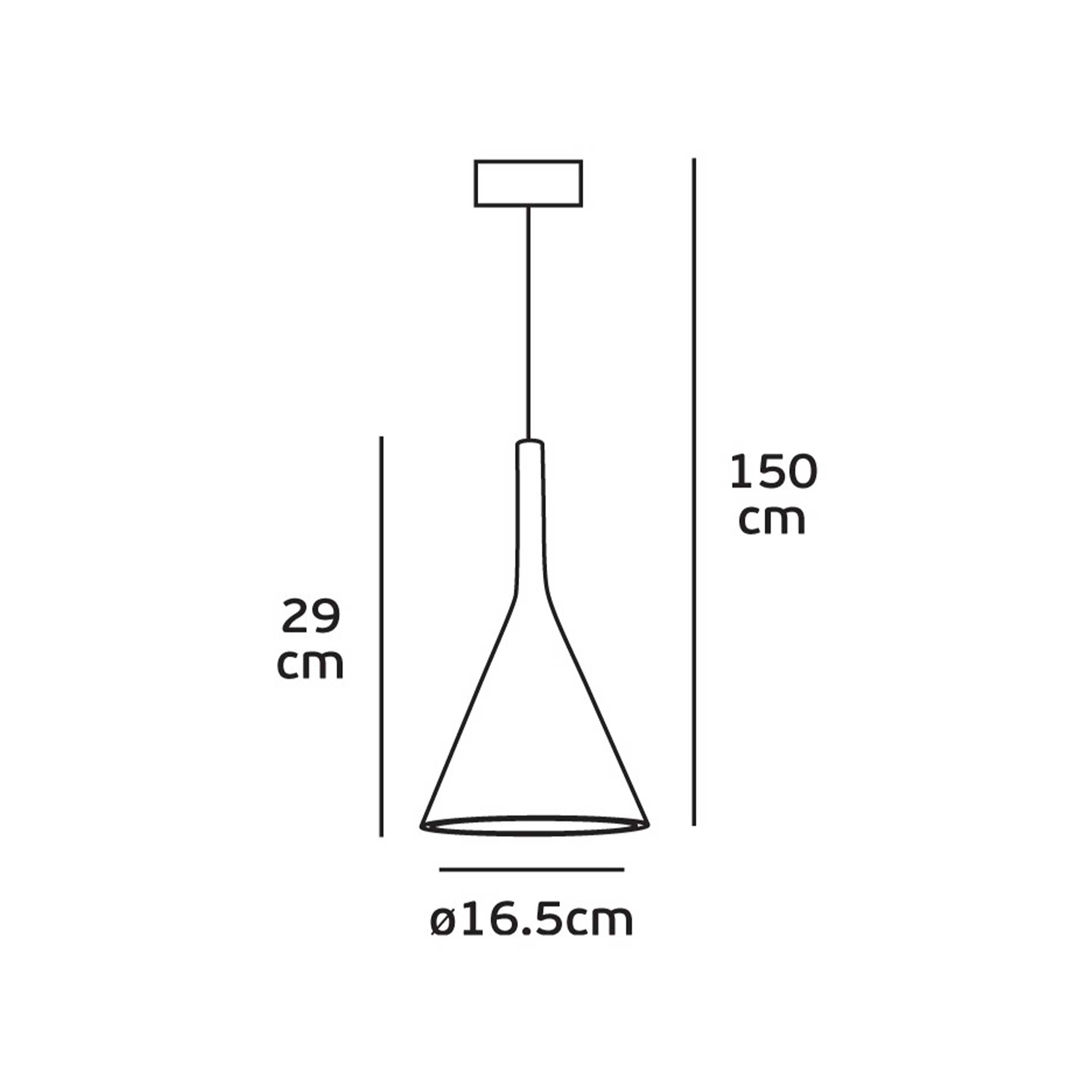 VK Light Remy E27 suspended plaster light