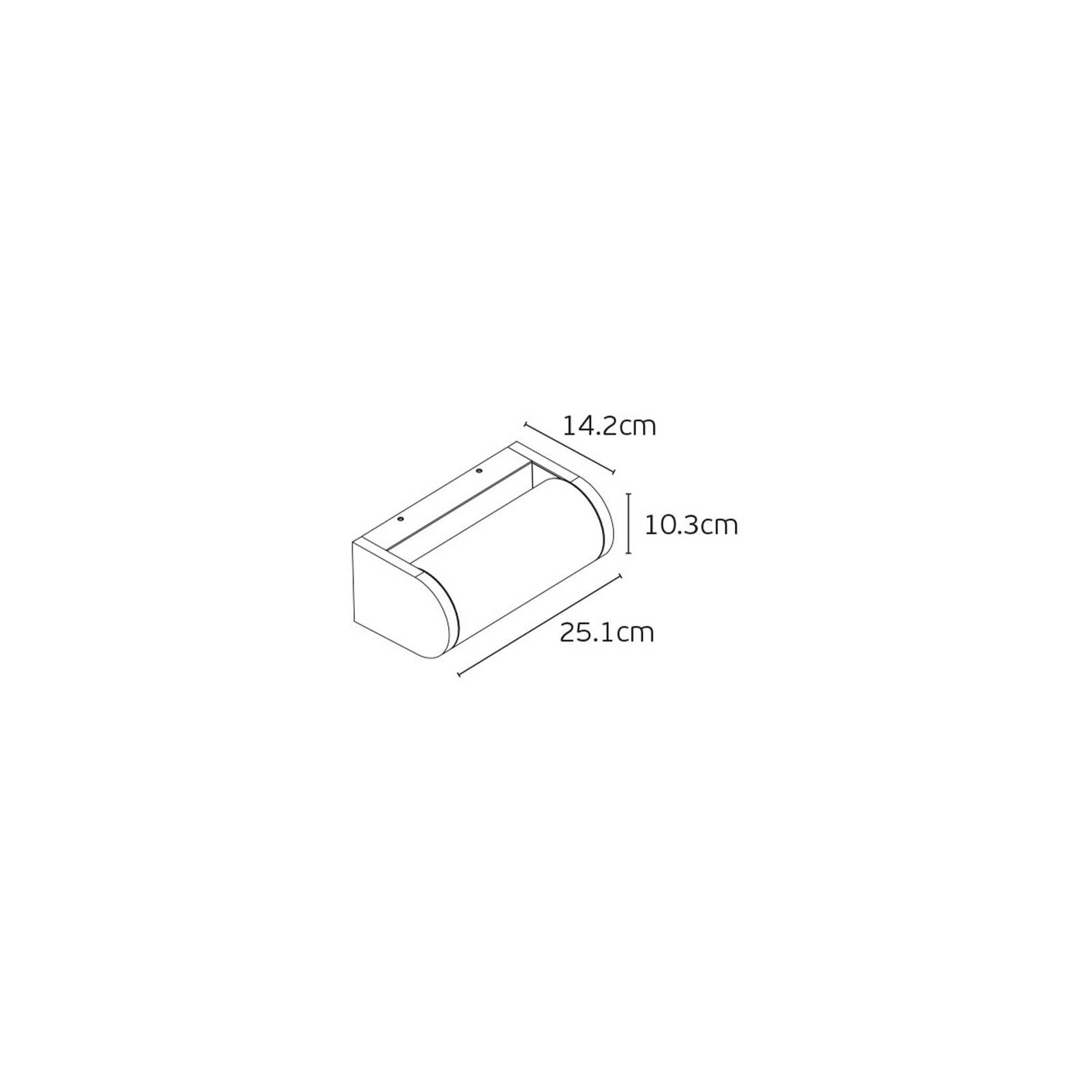 VK Light Shade LED Wall light IP65