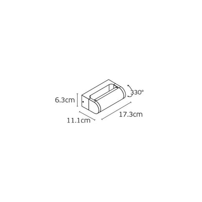 VK Light Shade LED Wall light Swivel IP65