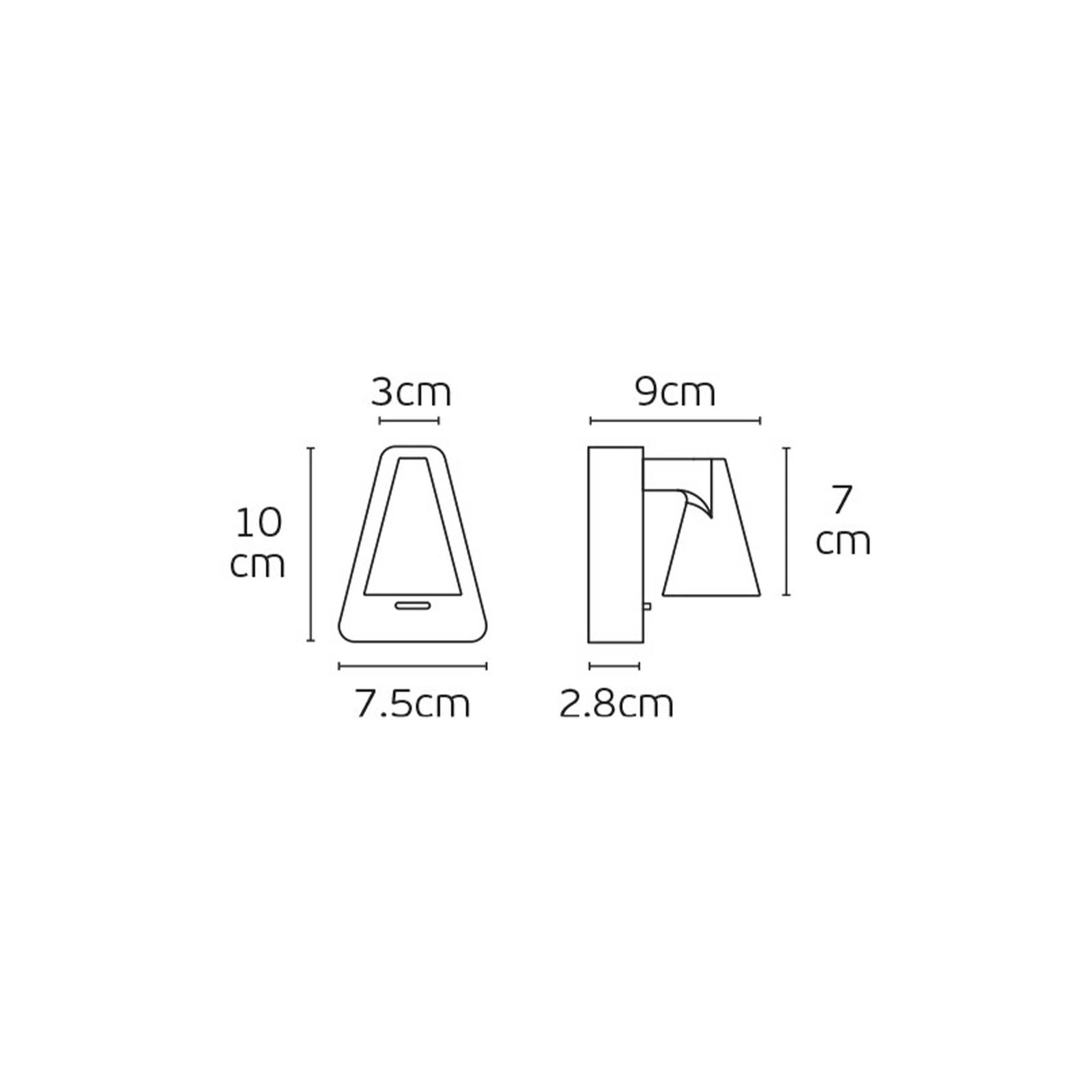 VK Light Trek LED wall light