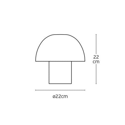 VK Light Una E27 table light