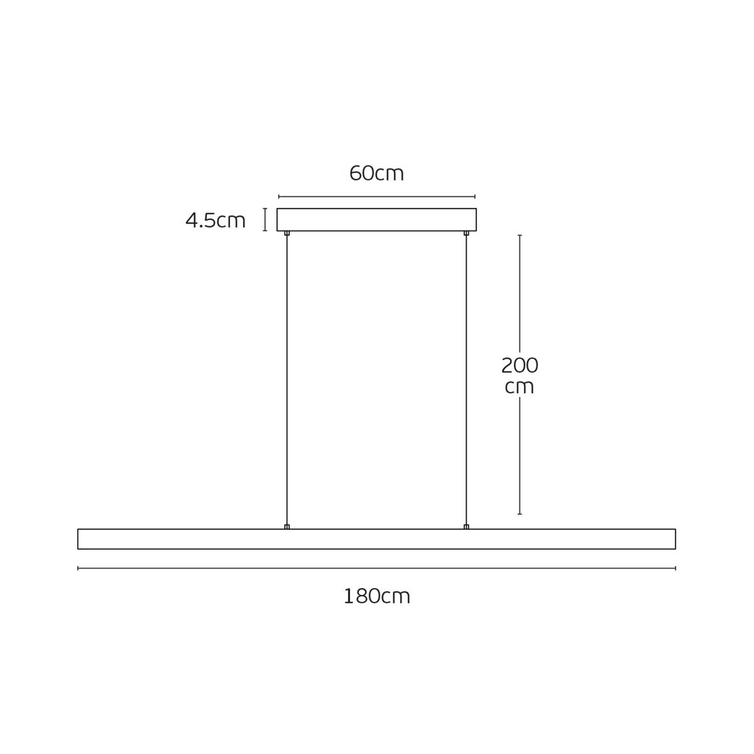 VK Light Woody LED suspended linear wooden light
