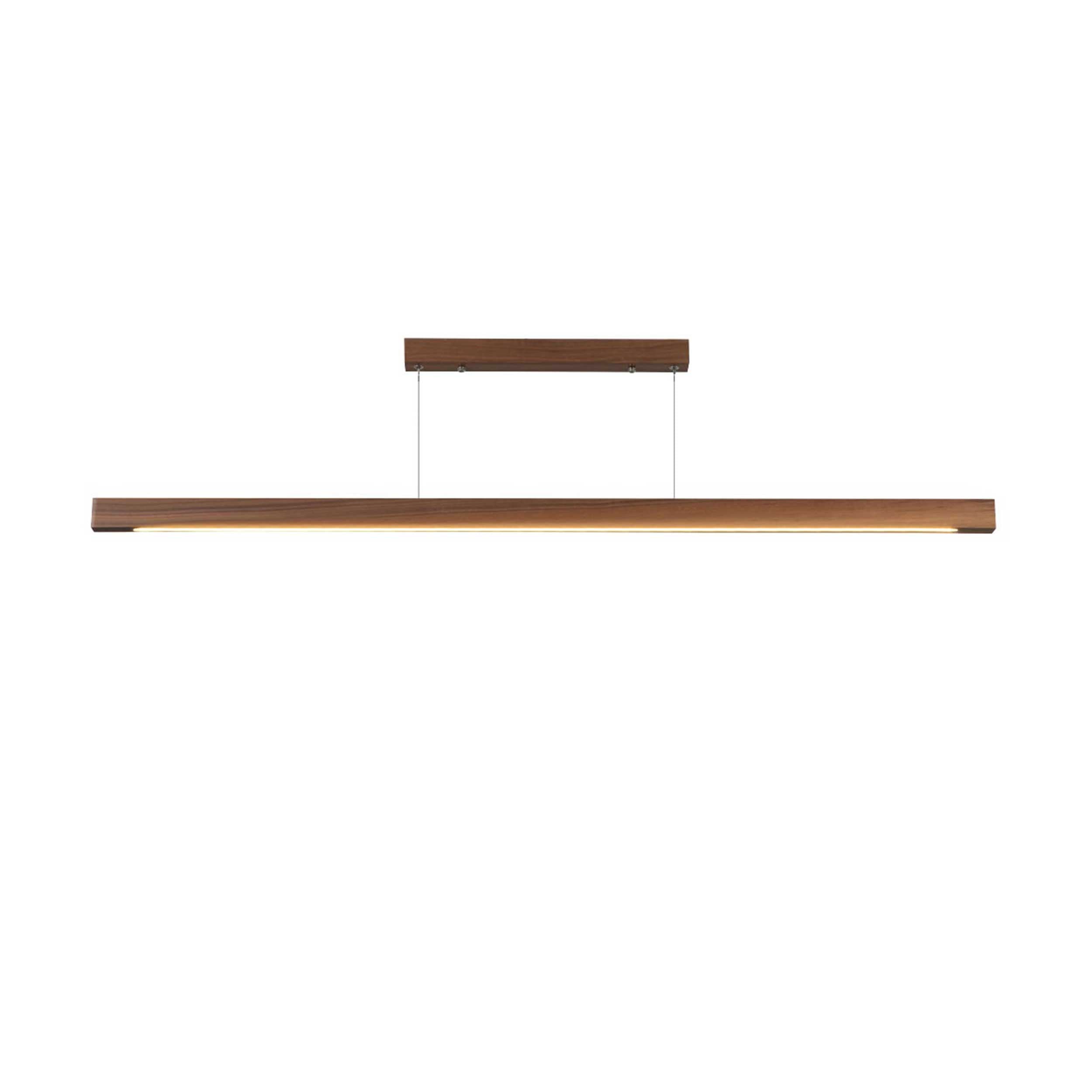 VK Light Woody LED suspended linear wooden light