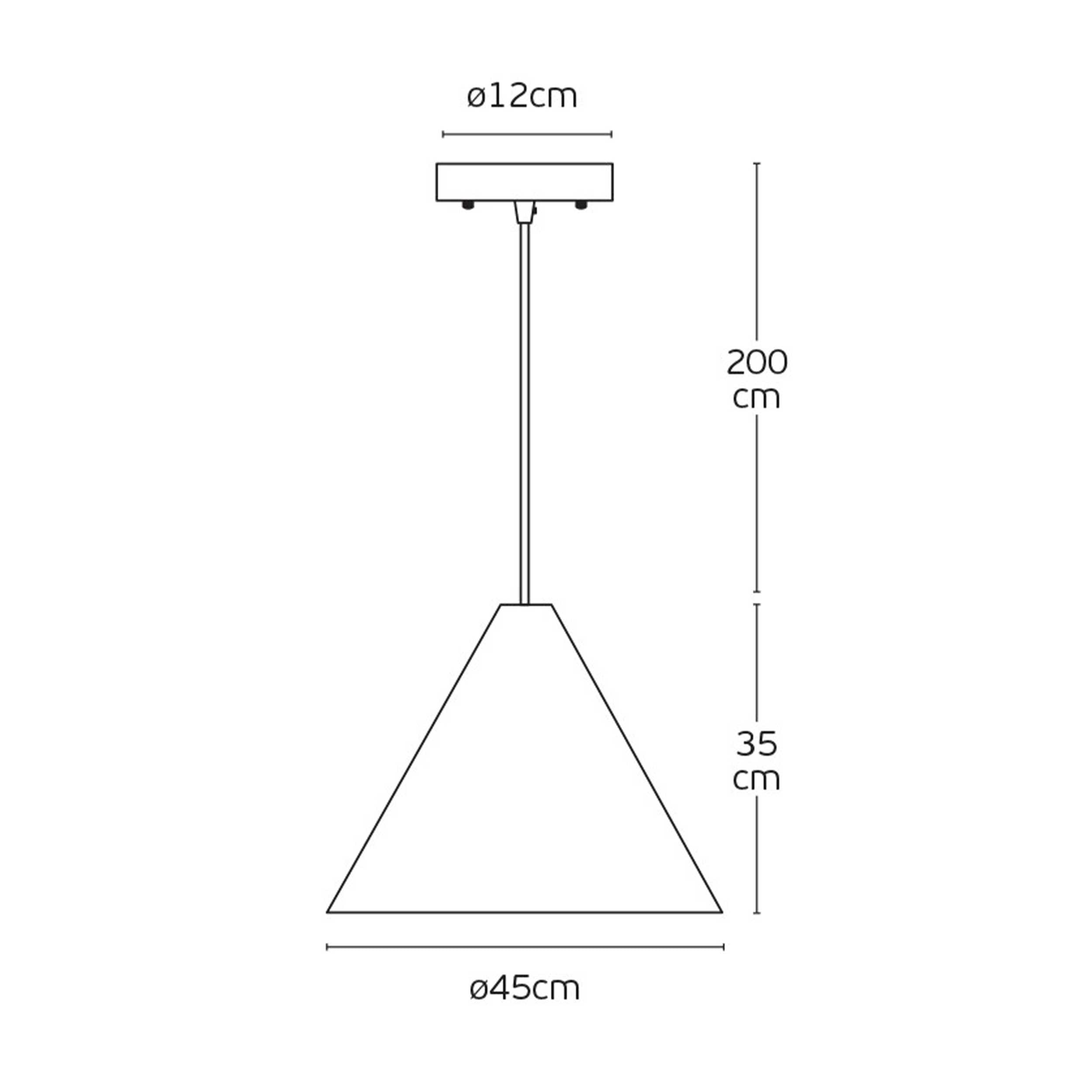 VK Light Woody E27 hanging wooden light