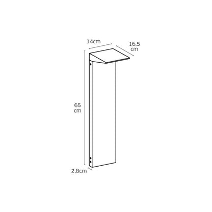 VK Light Zen LED Pole light IP65