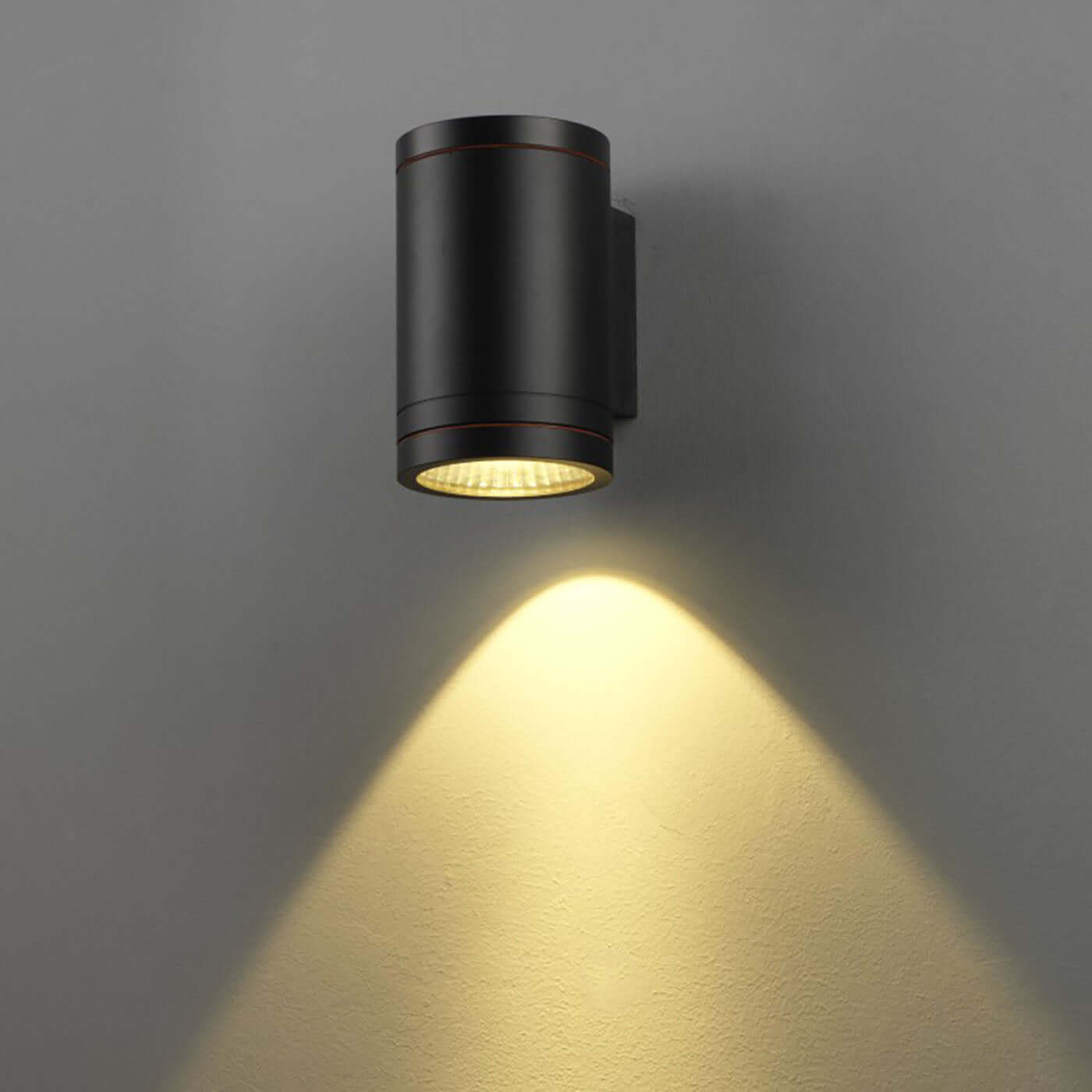 Luca round LED nástěnné svítidlo IP65 Ra>90