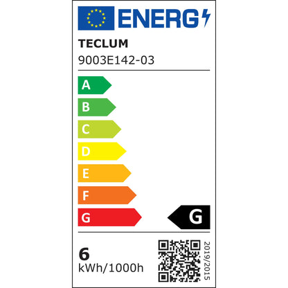LED žárovka G95 E27 2700K 5.6W Zlatá