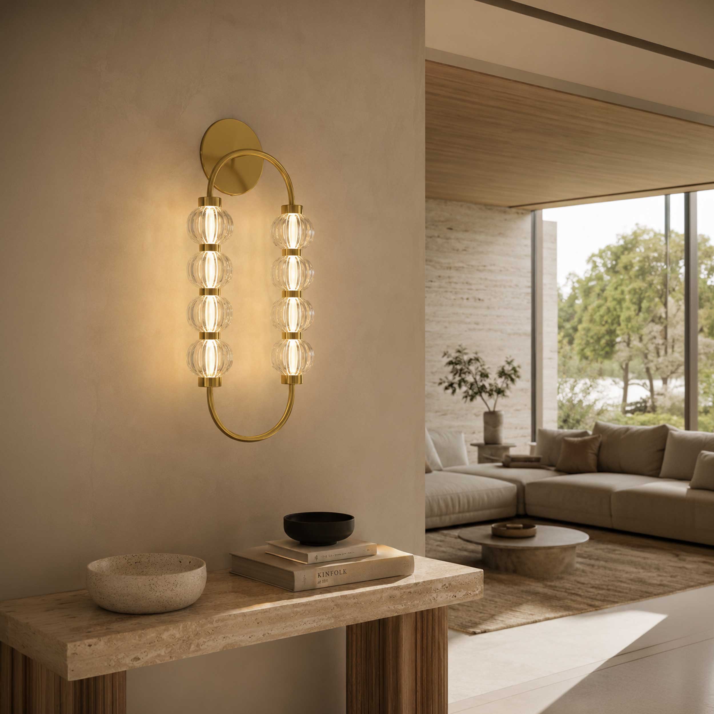 Maytoni Amulet LED wall light chain composition