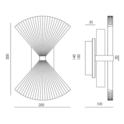 Aromas Hita G9 wall light