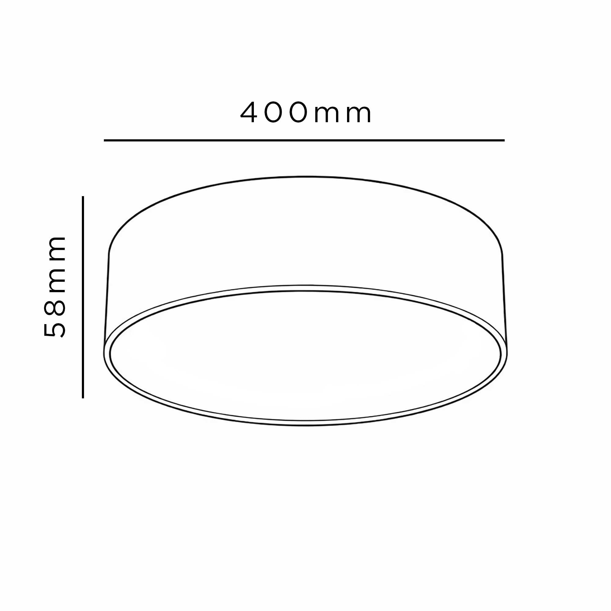 Axio LED circular surface-mounted light with adjustable CCT