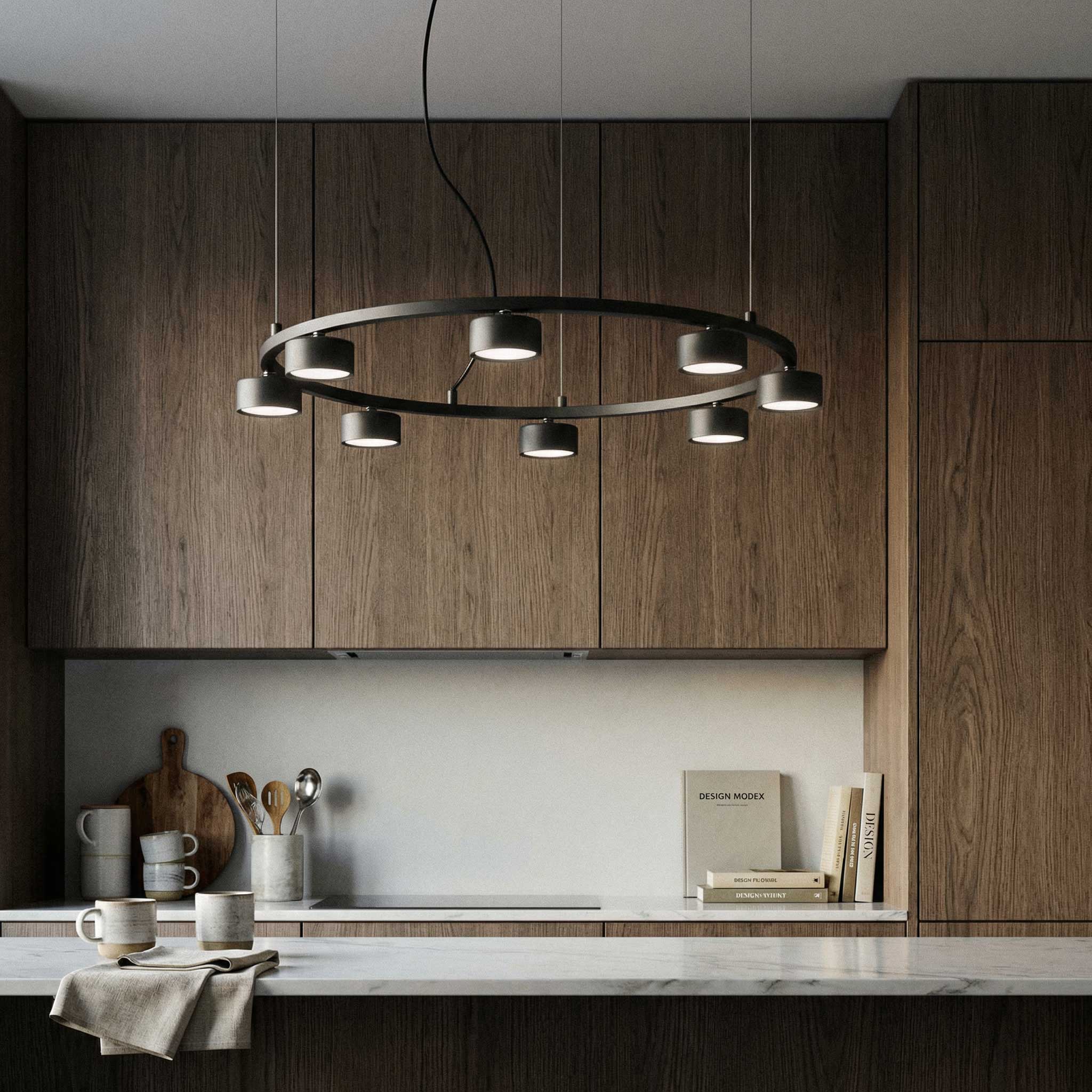 Ideal lux Minor GX53 round pendant luminaire