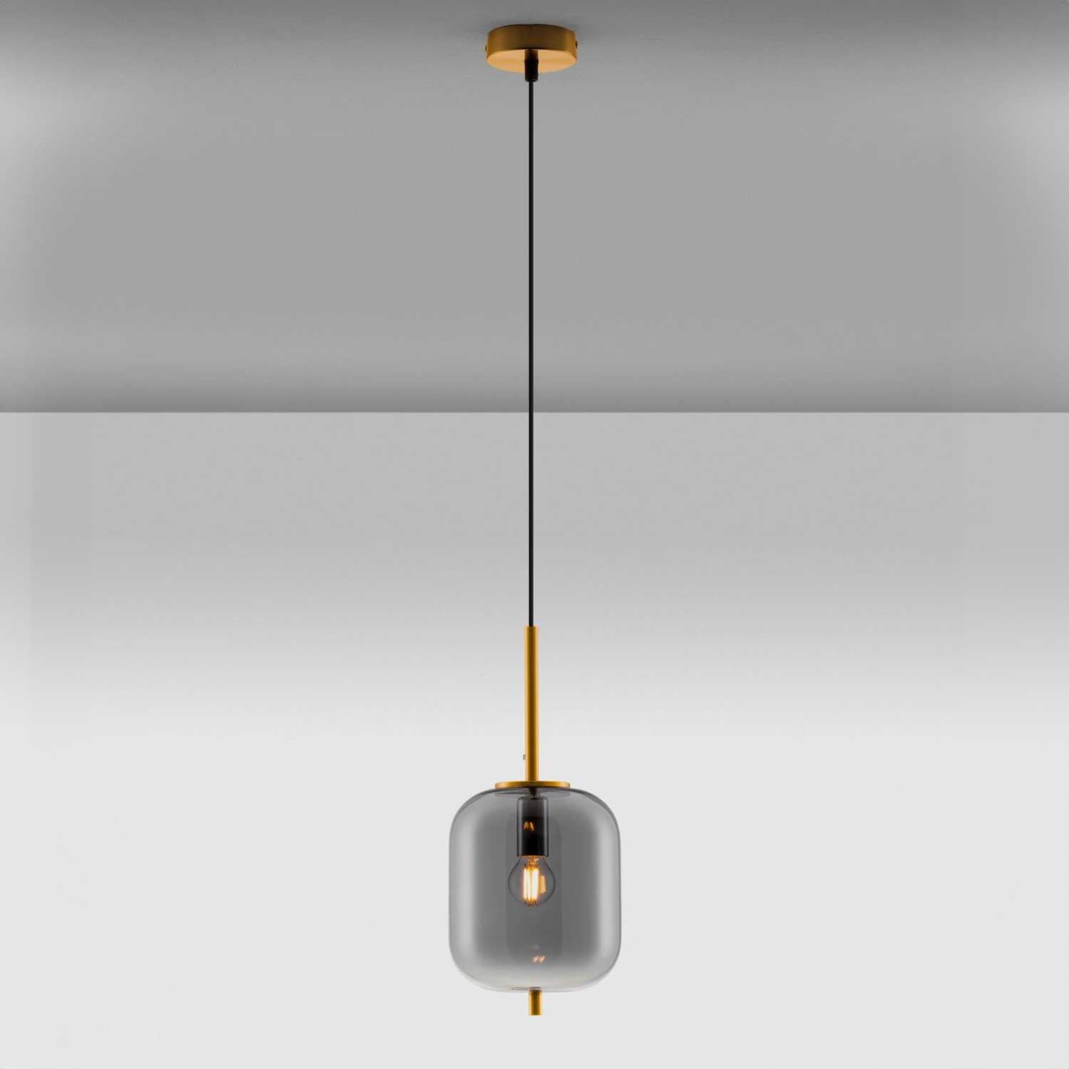 Nova Luce Lato E14 skleněné závěsné svítidlo