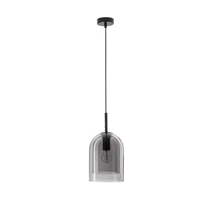 Nova Luce Velor single E27 skleněné závěsné svítidlo