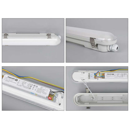 LED dustproof industrial luminaire 1500mm IP66