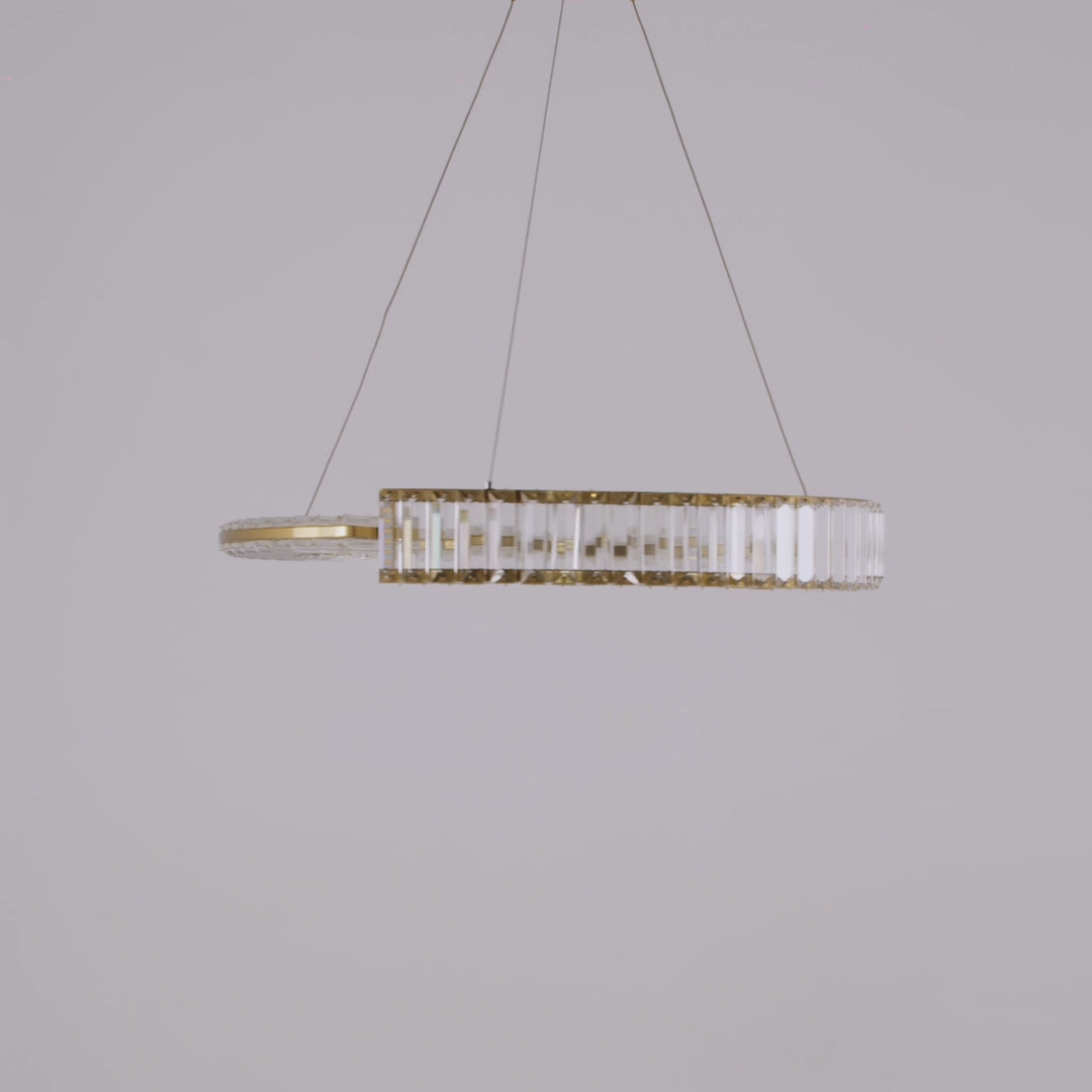 Maytoni Krone LED circular pendant light