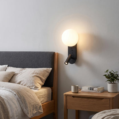 Reading Ambient LED Wall Light with USB