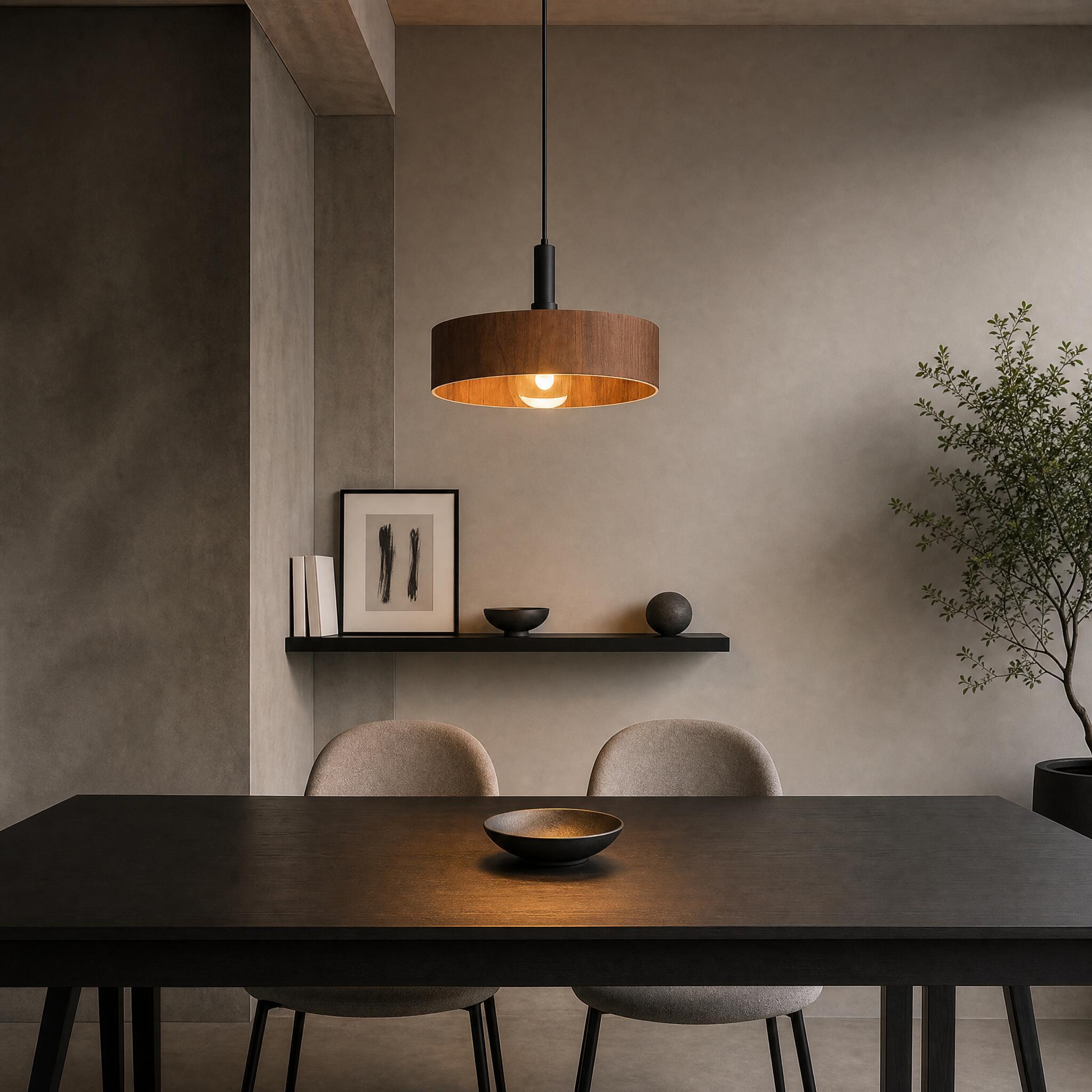 VK Light Halo E27 pendant light circular