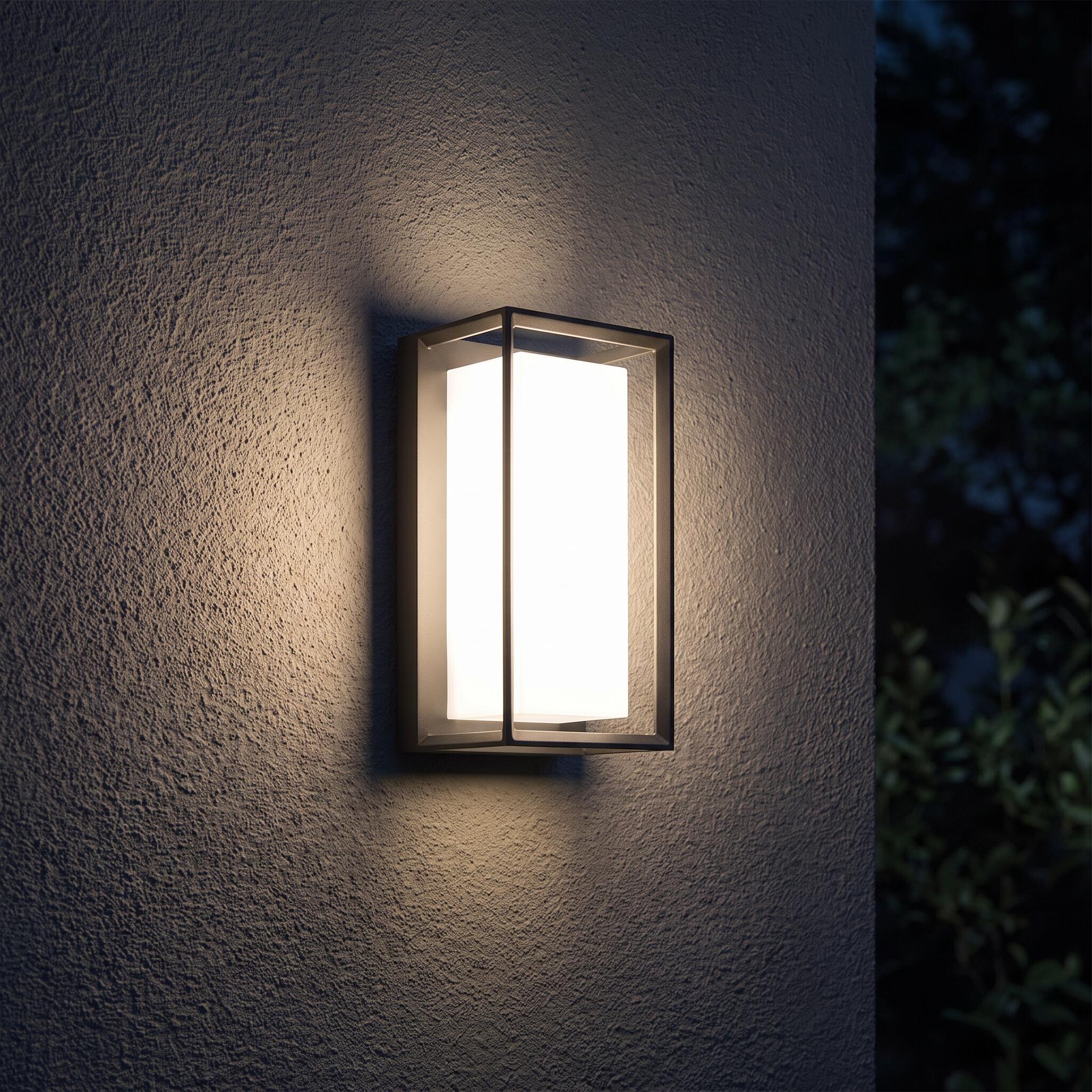 VK Light Neon LED Wall light IP65 Rectangular