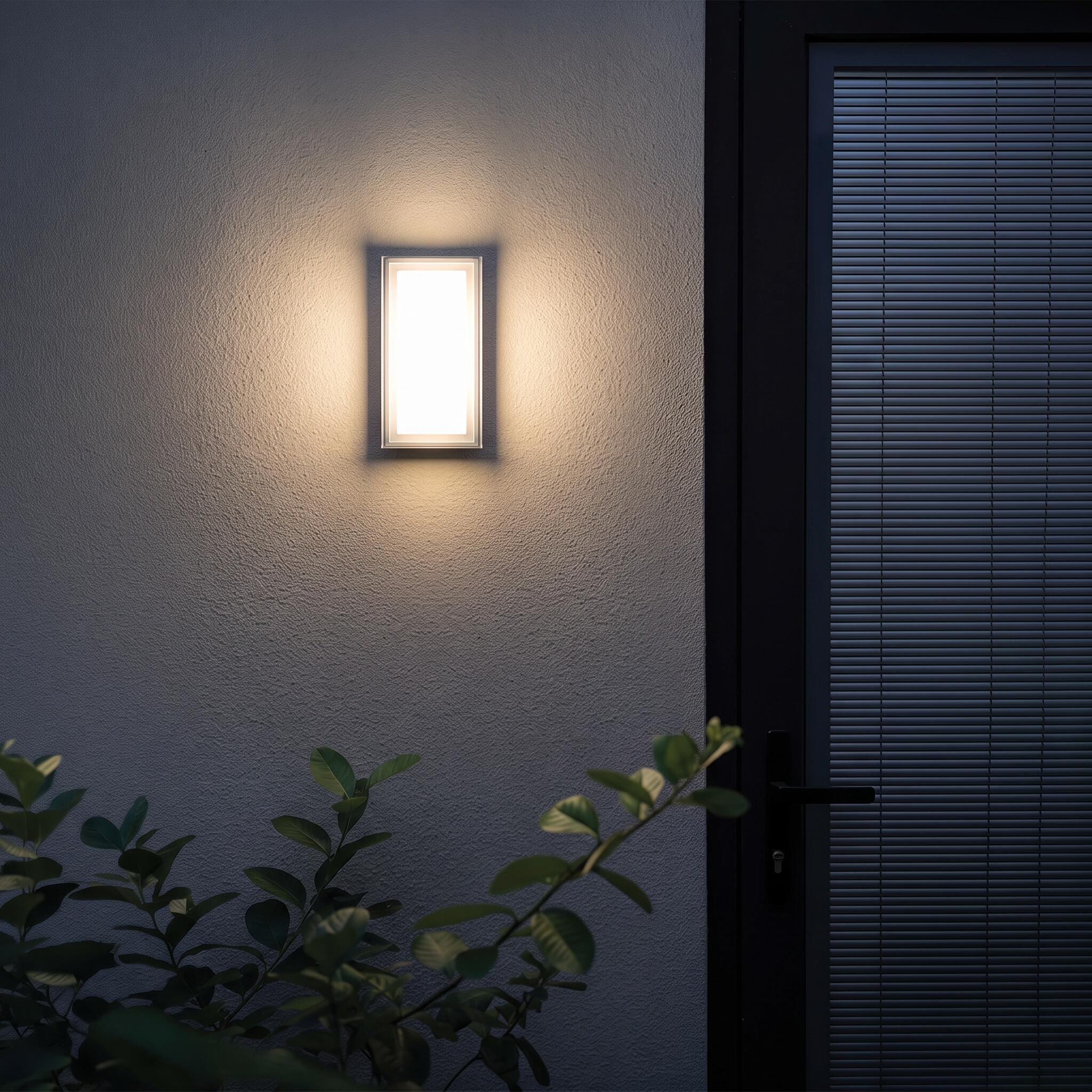 VK Light Neon LED Wall light IP65 Rectangular