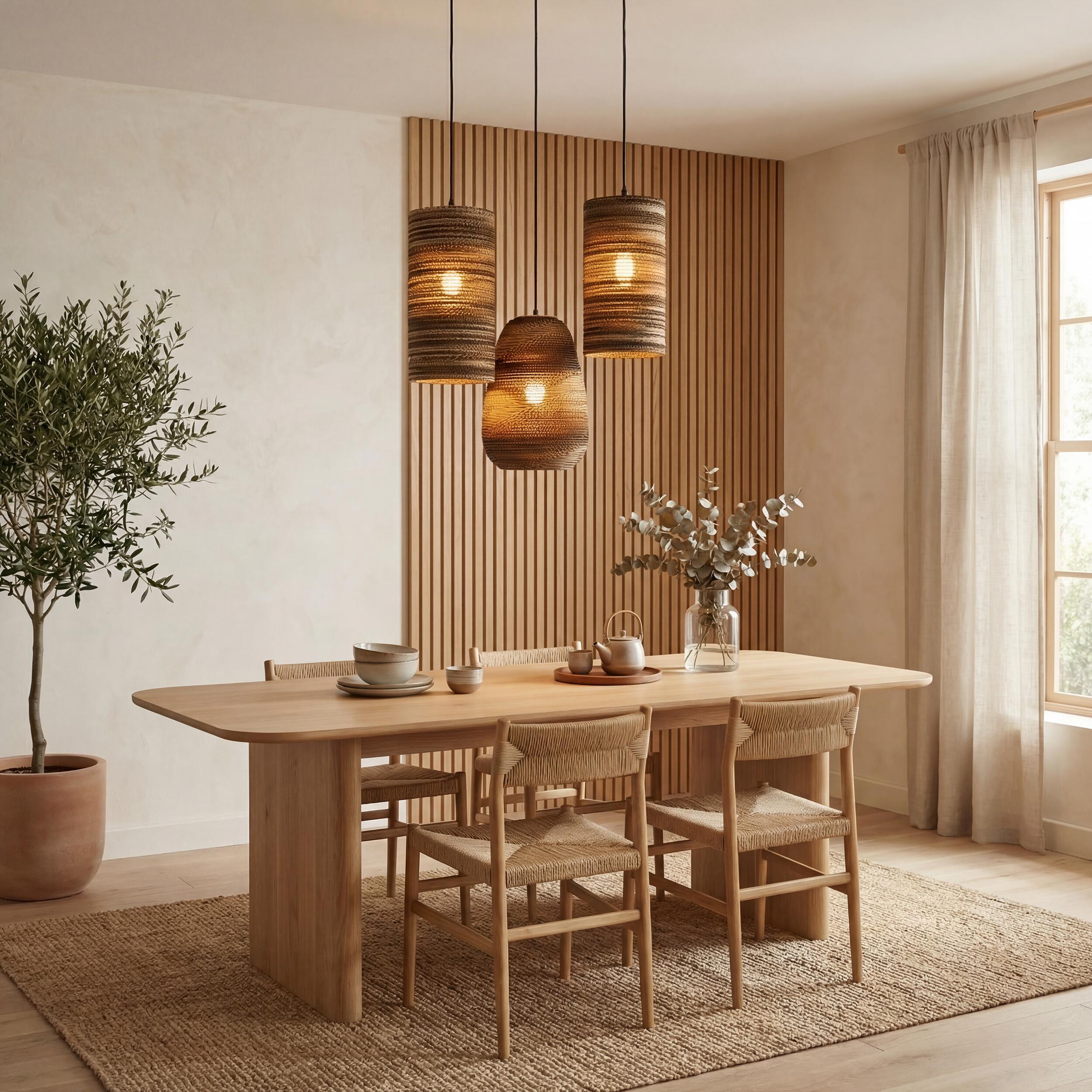 VK Light Noem E27 hanging paper light cylindrical