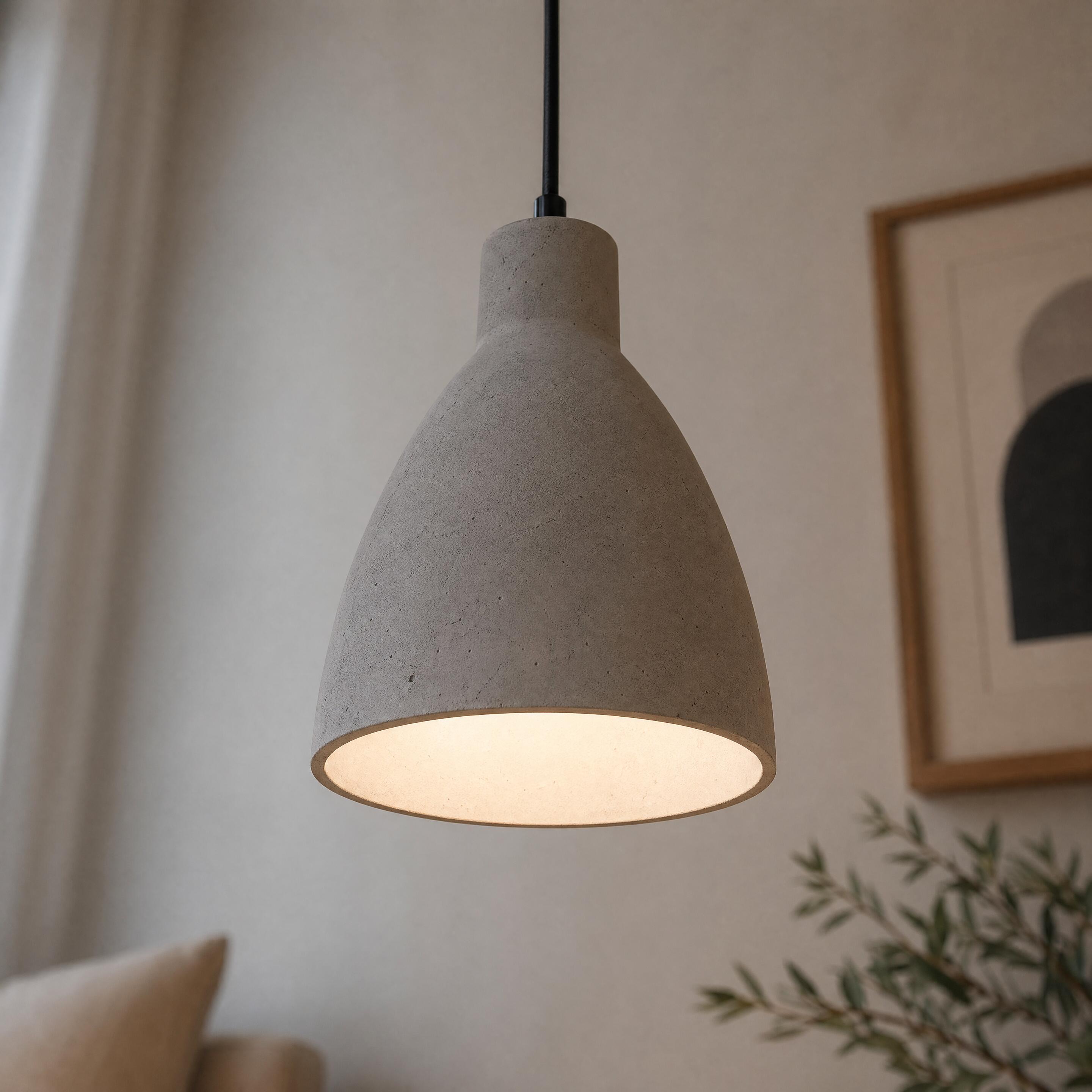 VK Light Remy E27 concrete pendant light