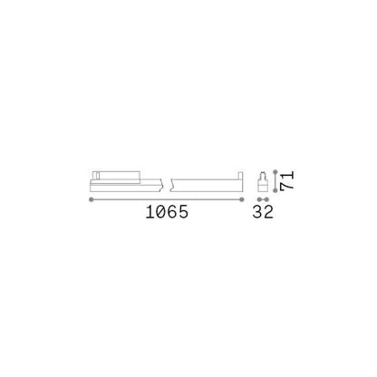 Ideal lux DISPLAY ACCENT svítidlo do 3F lišty bílé