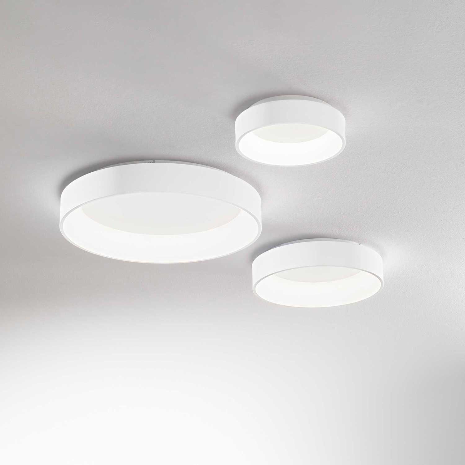 Ideal lux Ziggy LED kruhové stropní svítidlo černé