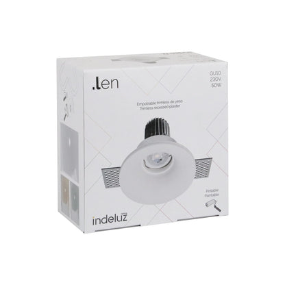 Indeluz Trimless Len Round M GU10 zápustné svítidlo