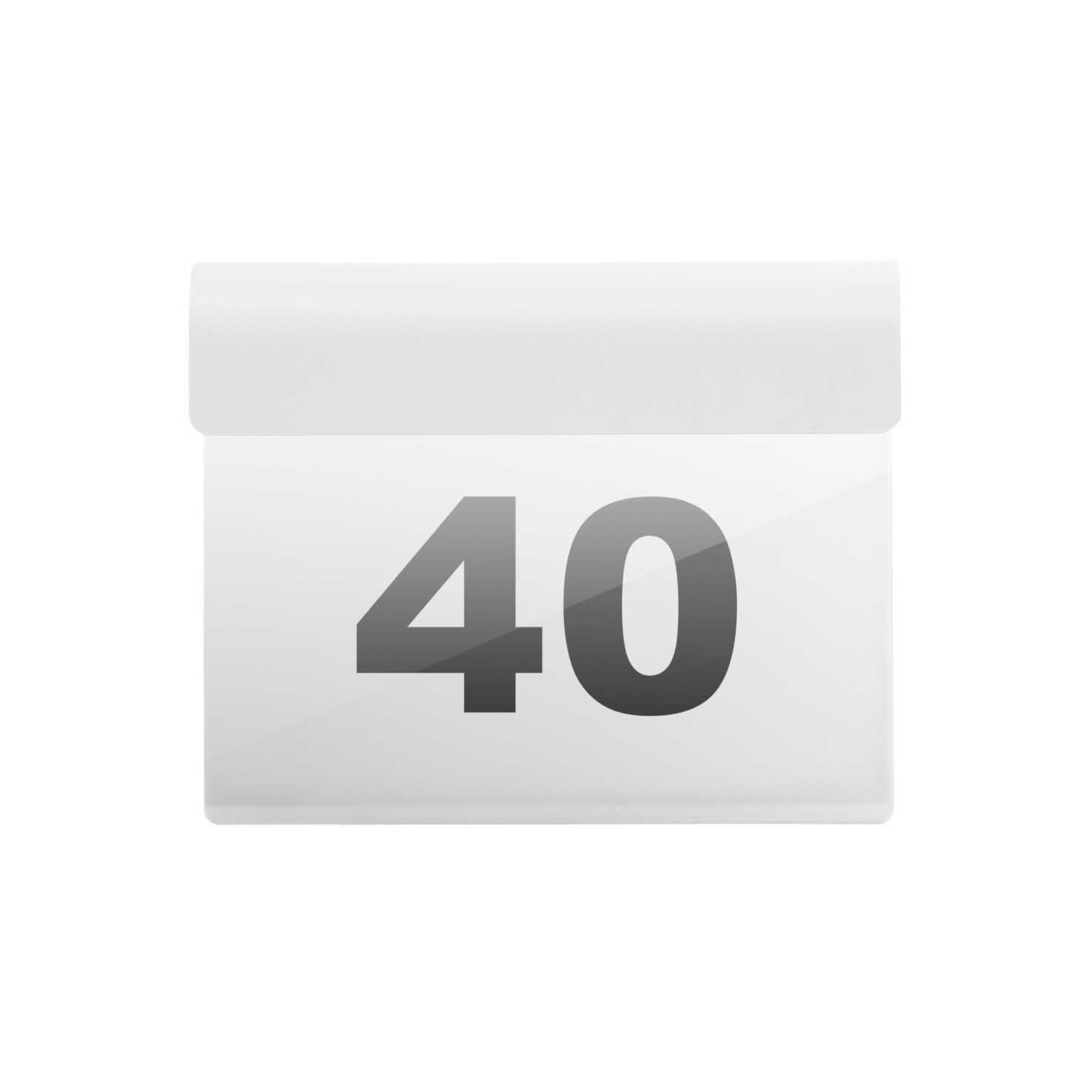 Dopo Number LED přisazené svítidlo