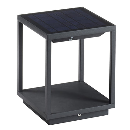 Dopo Solei LED sloupkové antracitové solární svítidlo