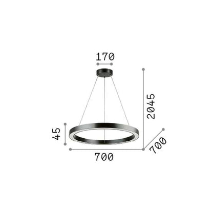 Ideal lux Oracle LED kruhové svítidlo bílé