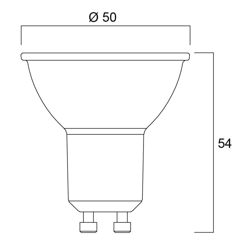 LED žárovka Sylvania Refled GU10 3000K 6.2W