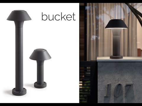 Load video: Dopo Bucket wall LED přisazené svítidlo
